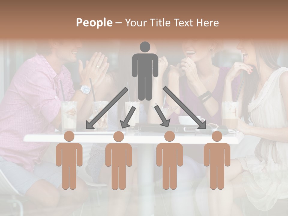 Drink Cafe Clothing PowerPoint Template