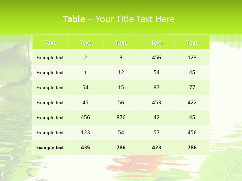 Ecological Sunny Day PowerPoint Template