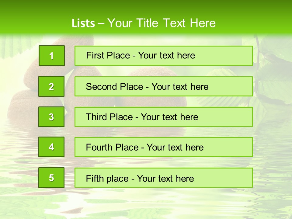 Lifestyle Natural Medicine PowerPoint Template