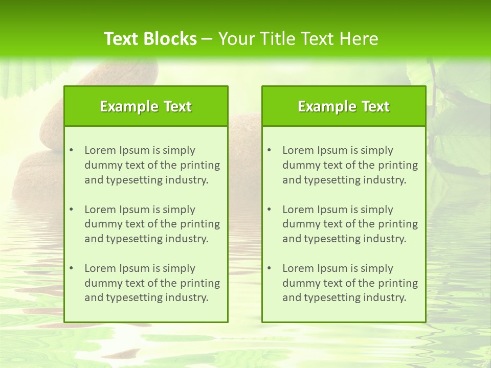 Lifestyle Natural Medicine PowerPoint Template