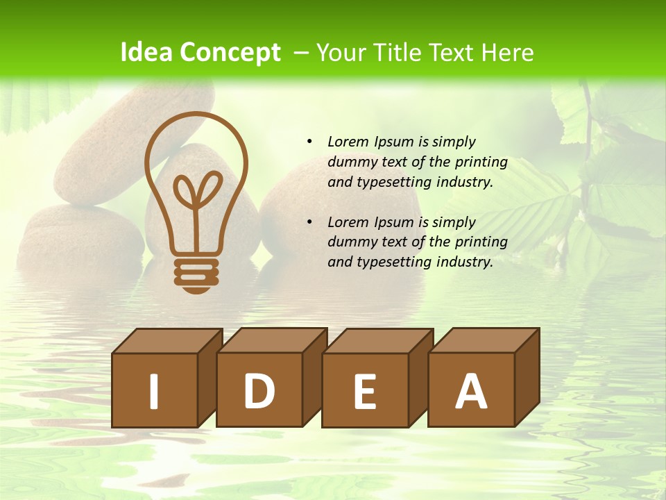 Lifestyle Natural Medicine PowerPoint Template