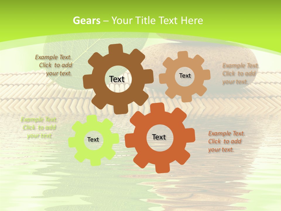 Leaf Harmony Leaves PowerPoint Template