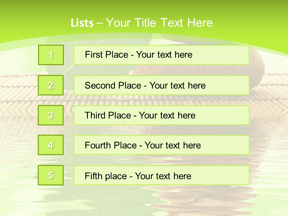 Leaf Harmony Leaves PowerPoint Template
