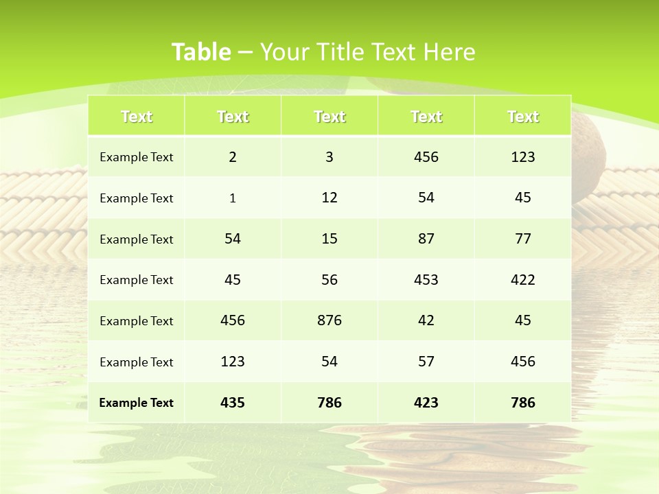Leaf Harmony Leaves PowerPoint Template