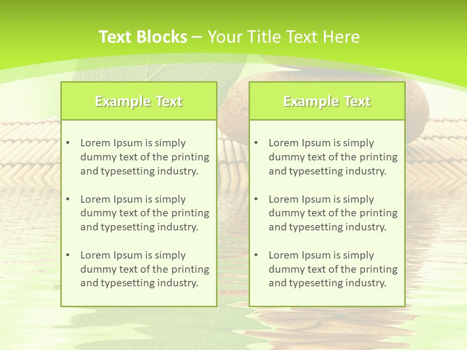 Leaf Harmony Leaves PowerPoint Template