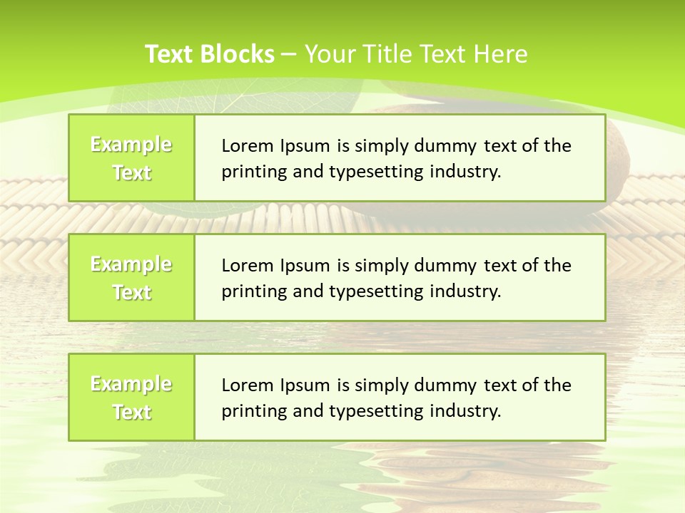 Leaf Harmony Leaves PowerPoint Template