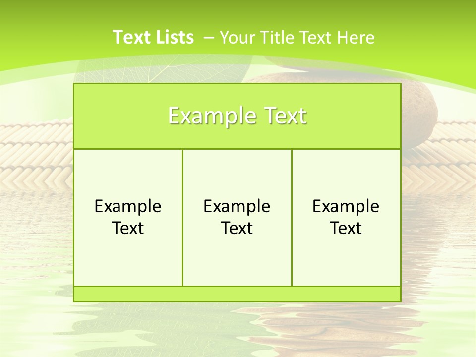 Leaf Harmony Leaves PowerPoint Template