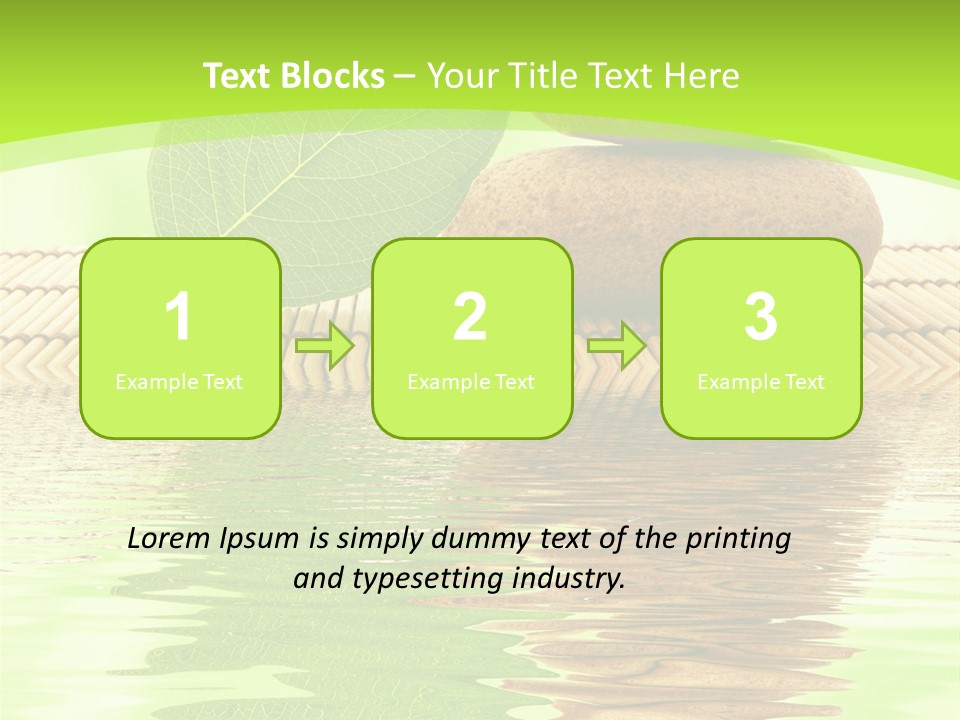 Leaf Harmony Leaves PowerPoint Template