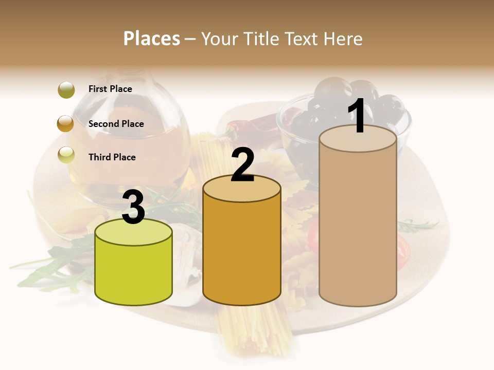 Mushroom Bottle Cruet PowerPoint Template