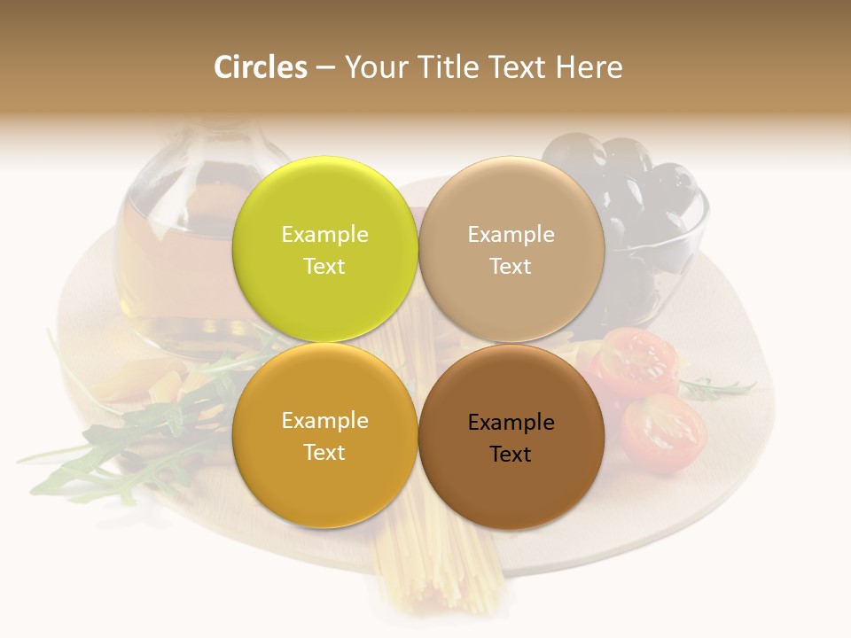 Mushroom Bottle Cruet PowerPoint Template