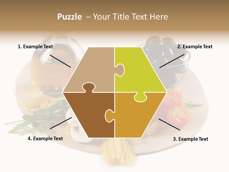 Mushroom Bottle Cruet PowerPoint Template