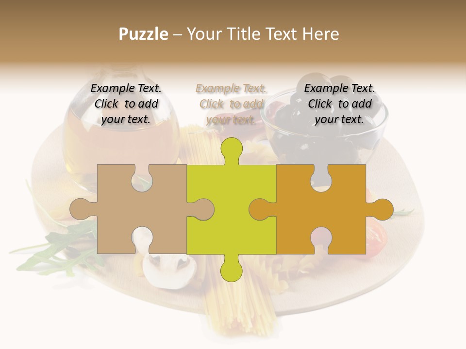 Mushroom Bottle Cruet PowerPoint Template