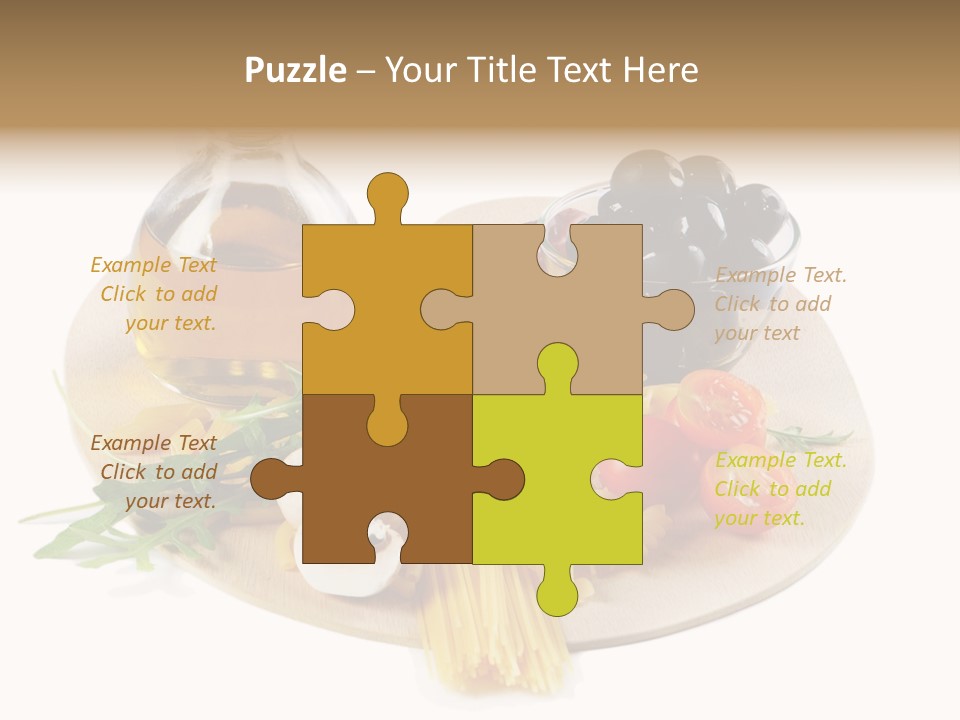 Mushroom Bottle Cruet PowerPoint Template