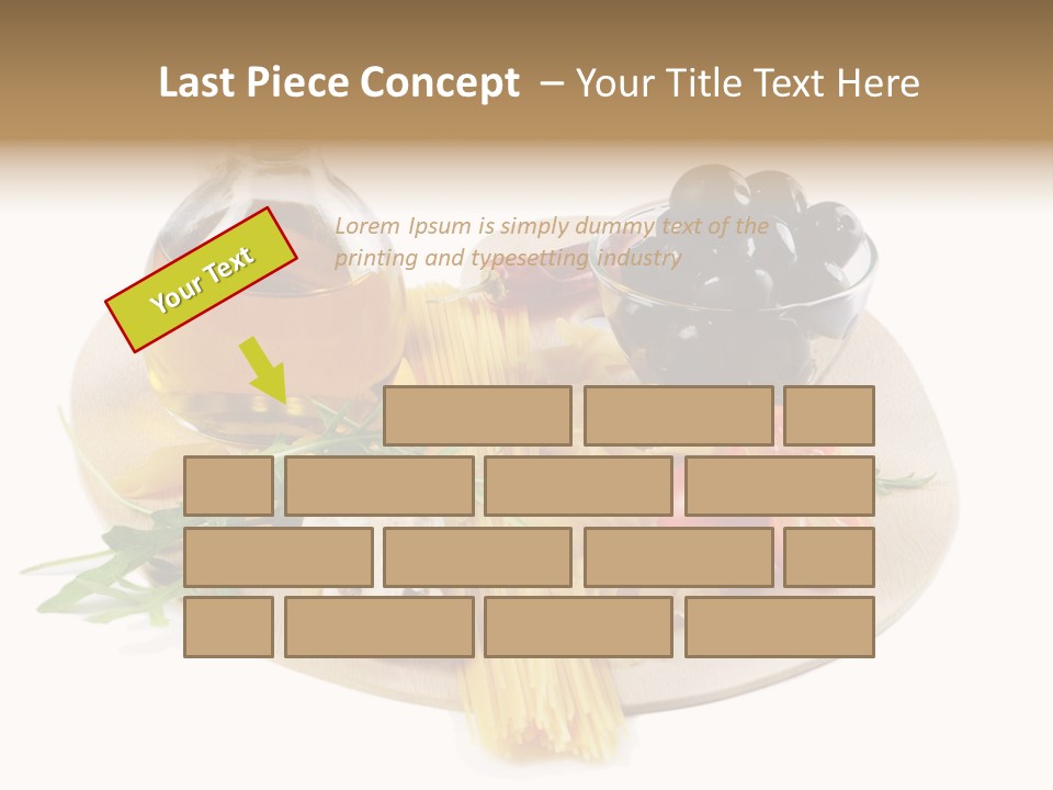 Mushroom Bottle Cruet PowerPoint Template