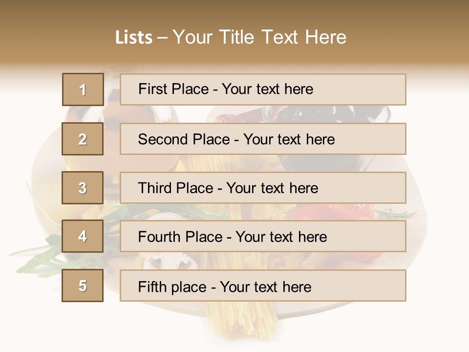 Mushroom Bottle Cruet PowerPoint Template