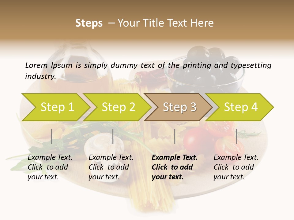 Mushroom Bottle Cruet PowerPoint Template