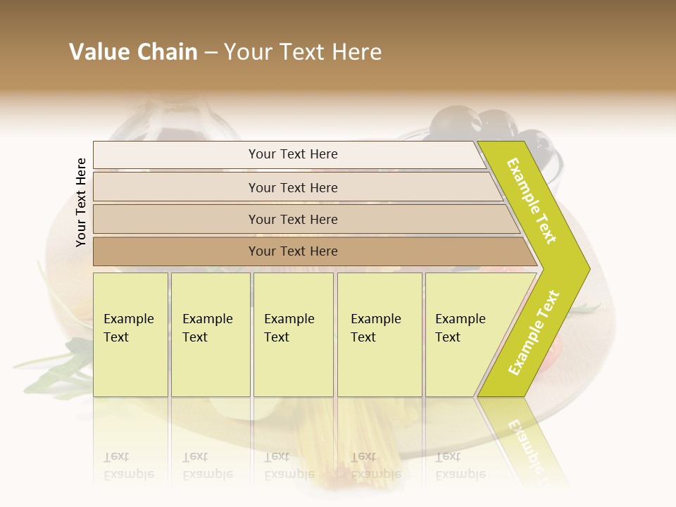 Mushroom Bottle Cruet PowerPoint Template