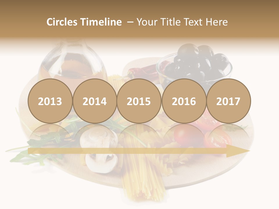 Mushroom Bottle Cruet PowerPoint Template