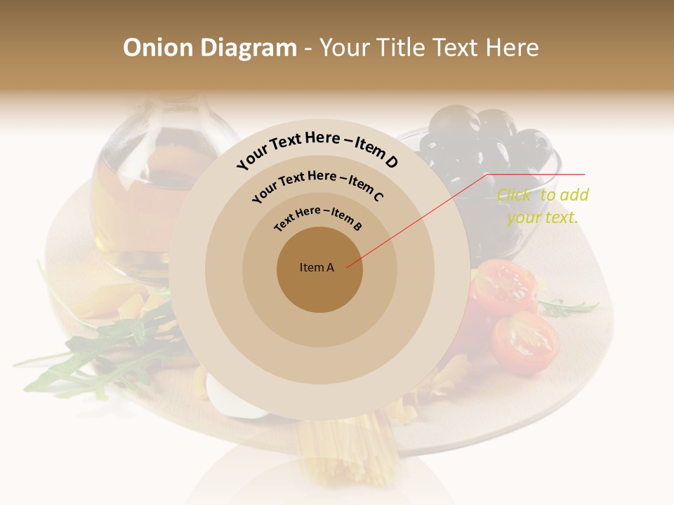 Mushroom Bottle Cruet PowerPoint Template