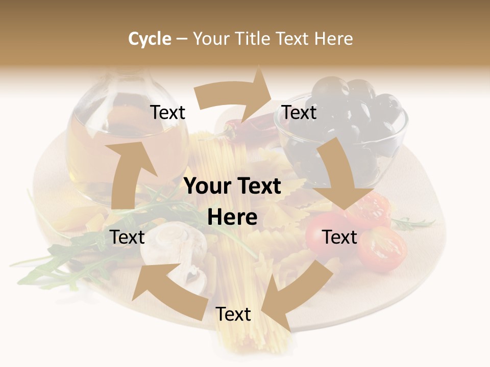 Mushroom Bottle Cruet PowerPoint Template