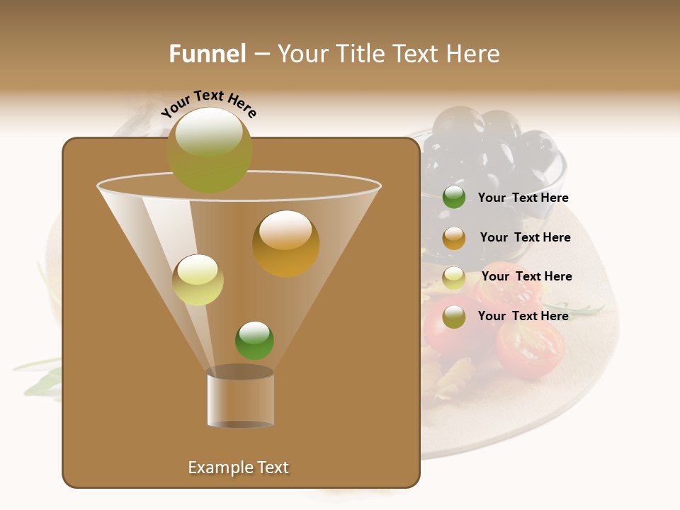 Mushroom Bottle Cruet PowerPoint Template