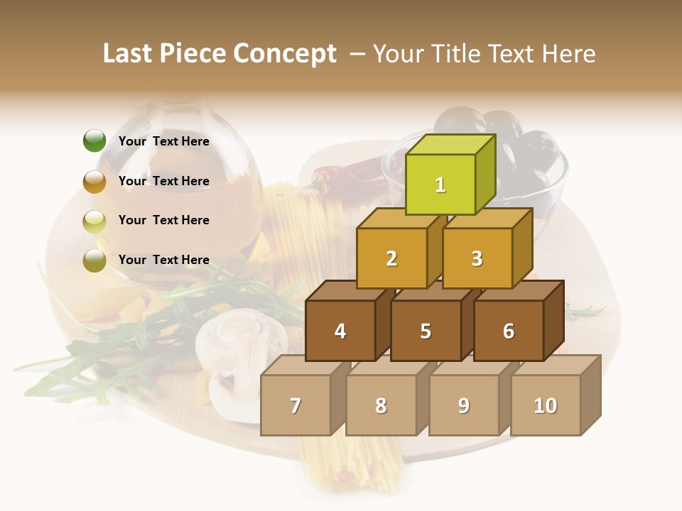 Mushroom Bottle Cruet PowerPoint Template