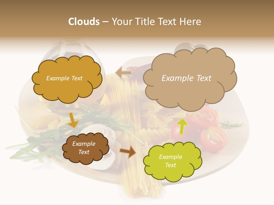 Mushroom Bottle Cruet PowerPoint Template