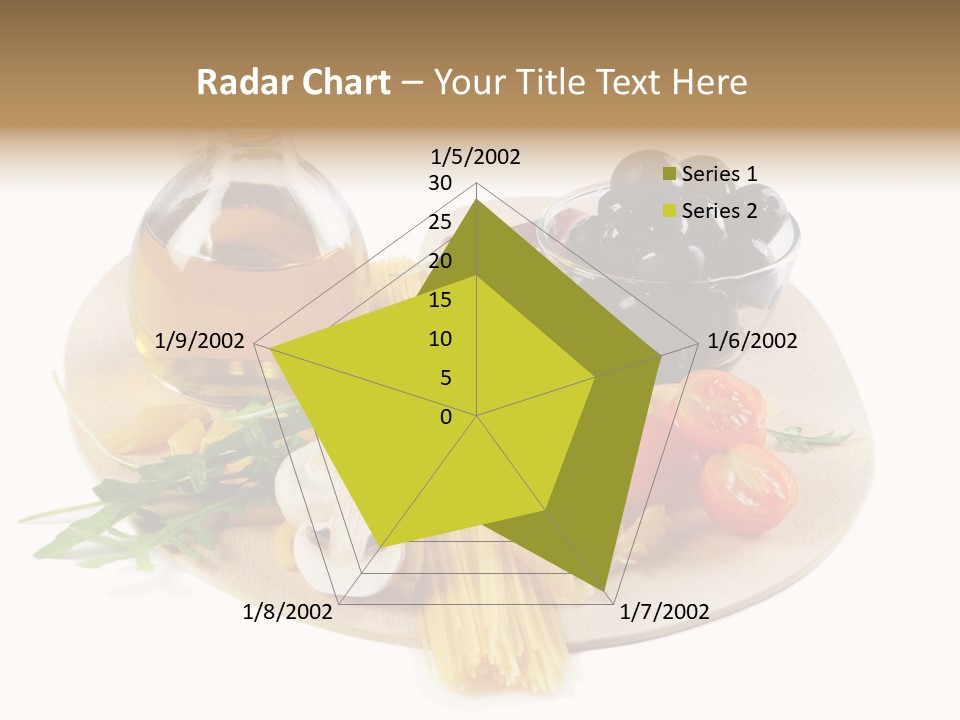 Mushroom Bottle Cruet PowerPoint Template