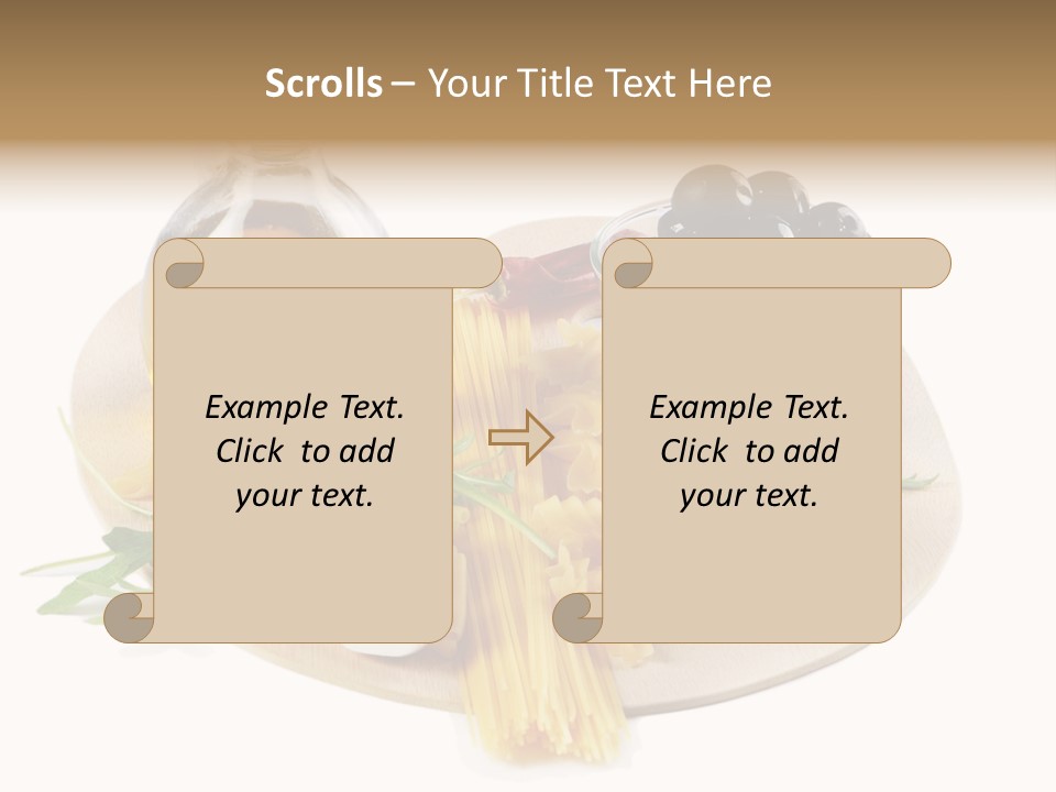 Mushroom Bottle Cruet PowerPoint Template
