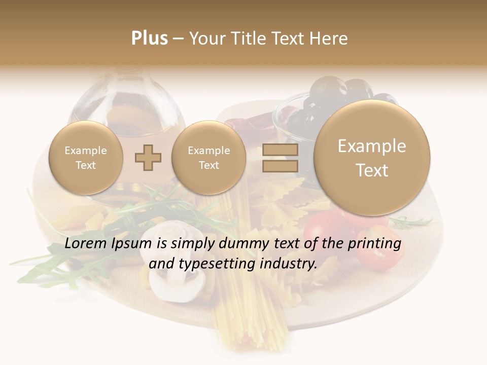 Mushroom Bottle Cruet PowerPoint Template