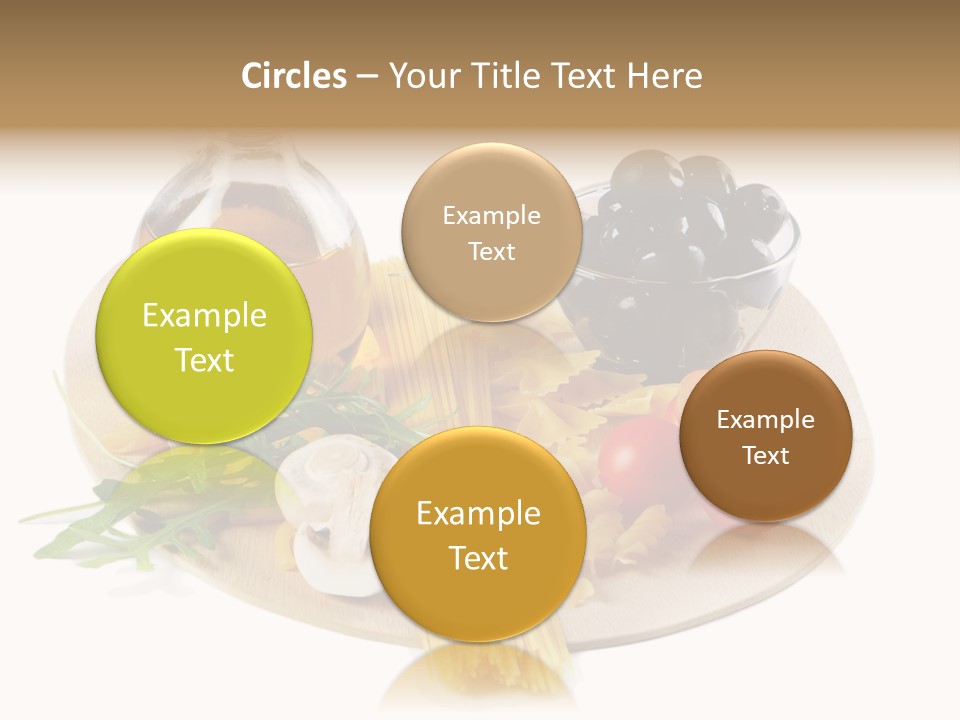 Mushroom Bottle Cruet PowerPoint Template