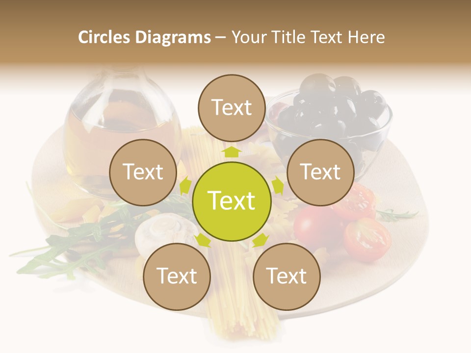 Mushroom Bottle Cruet PowerPoint Template