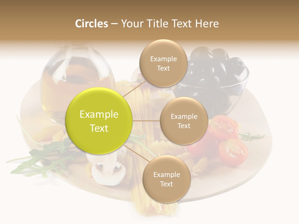 Mushroom Bottle Cruet PowerPoint Template