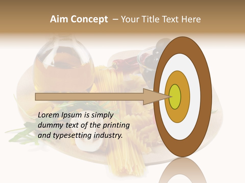 Mushroom Bottle Cruet PowerPoint Template