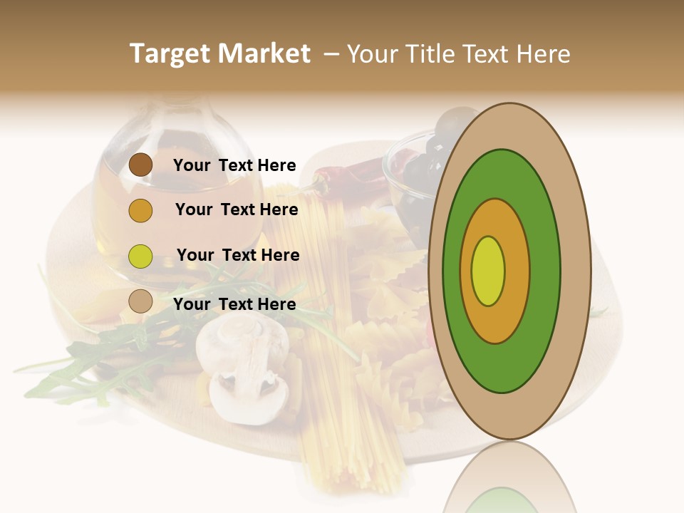 Mushroom Bottle Cruet PowerPoint Template