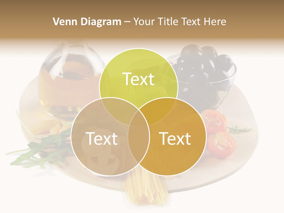 Mushroom Bottle Cruet PowerPoint Template