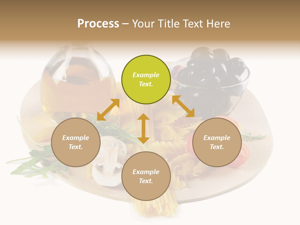 Mushroom Bottle Cruet PowerPoint Template