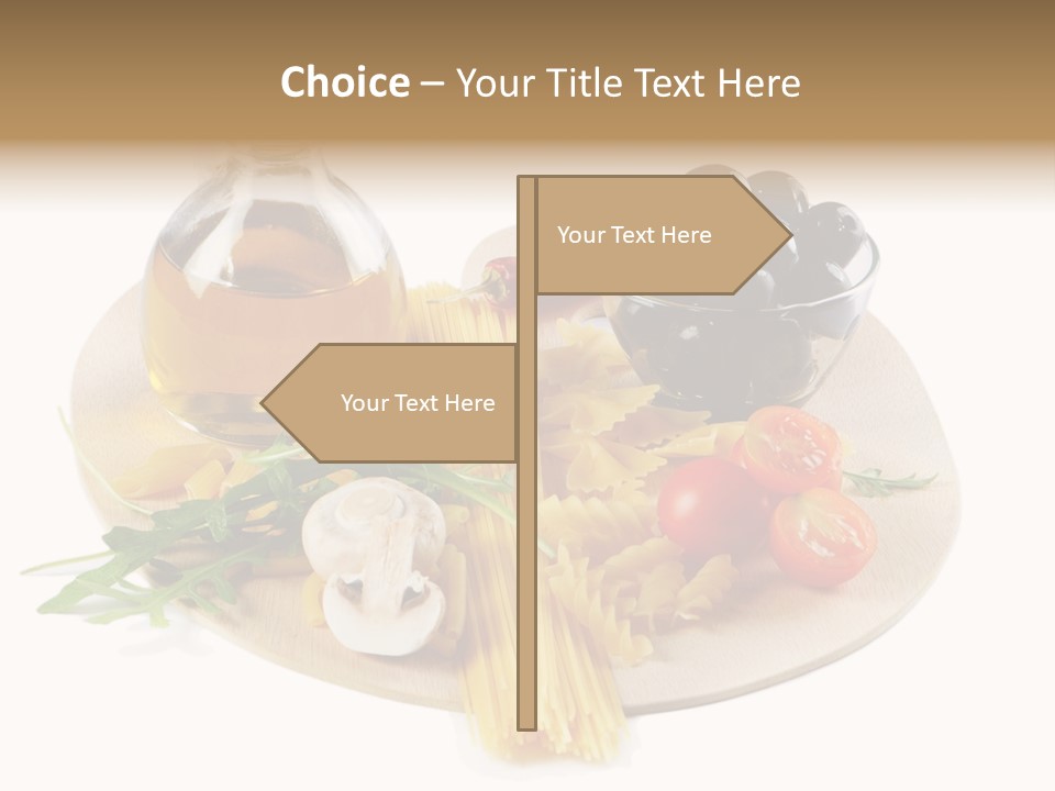 Mushroom Bottle Cruet PowerPoint Template