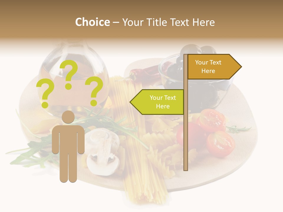 Mushroom Bottle Cruet PowerPoint Template