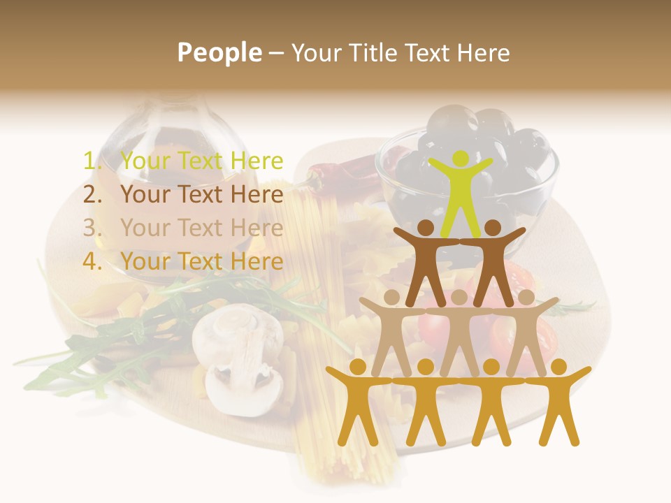 Mushroom Bottle Cruet PowerPoint Template