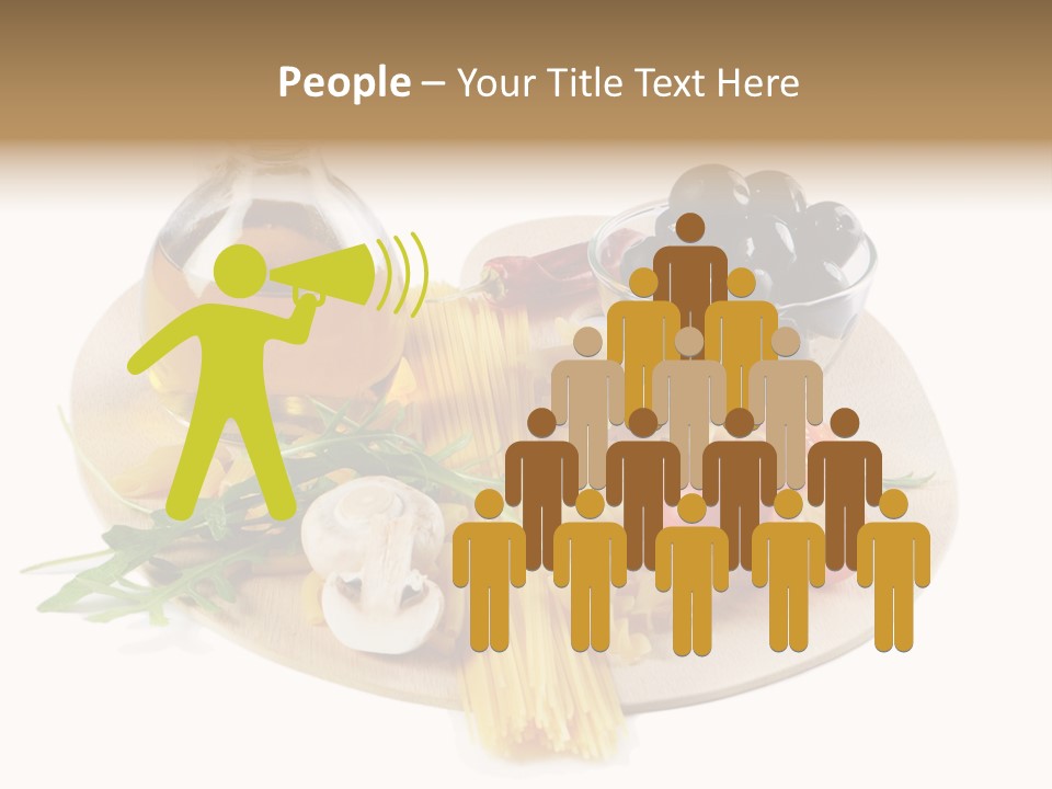 Mushroom Bottle Cruet PowerPoint Template