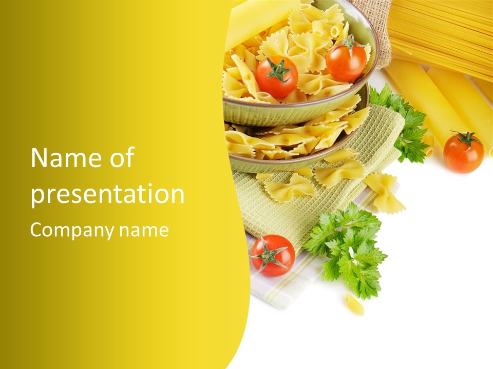 Snack Mediterranean Condiment PowerPoint Template