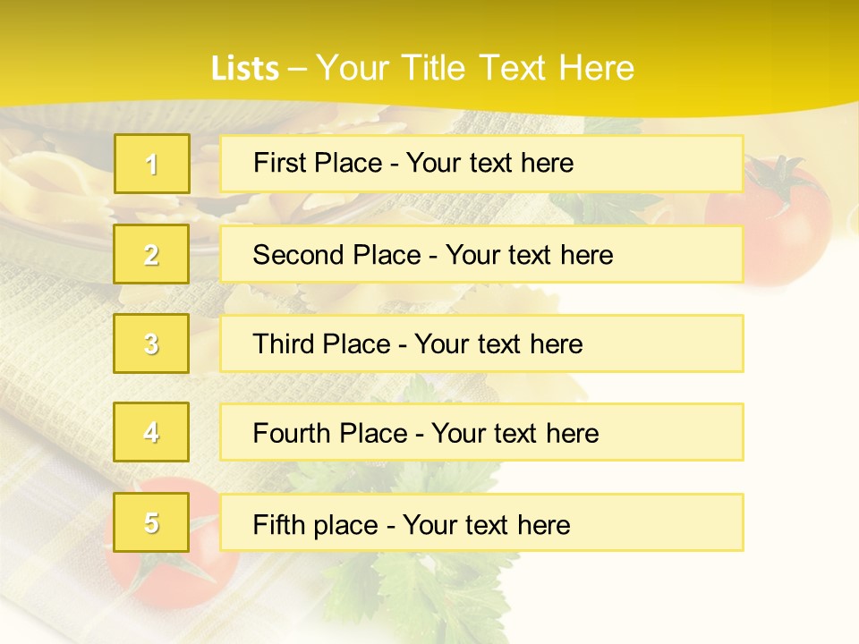 Snack Mediterranean Condiment PowerPoint Template