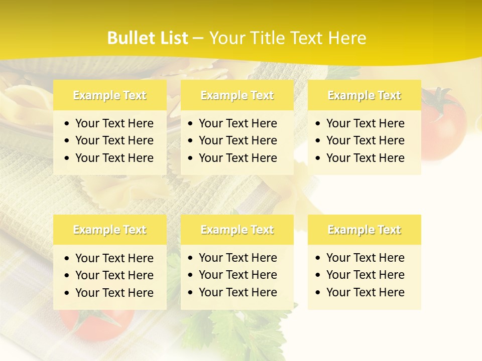 Snack Mediterranean Condiment PowerPoint Template