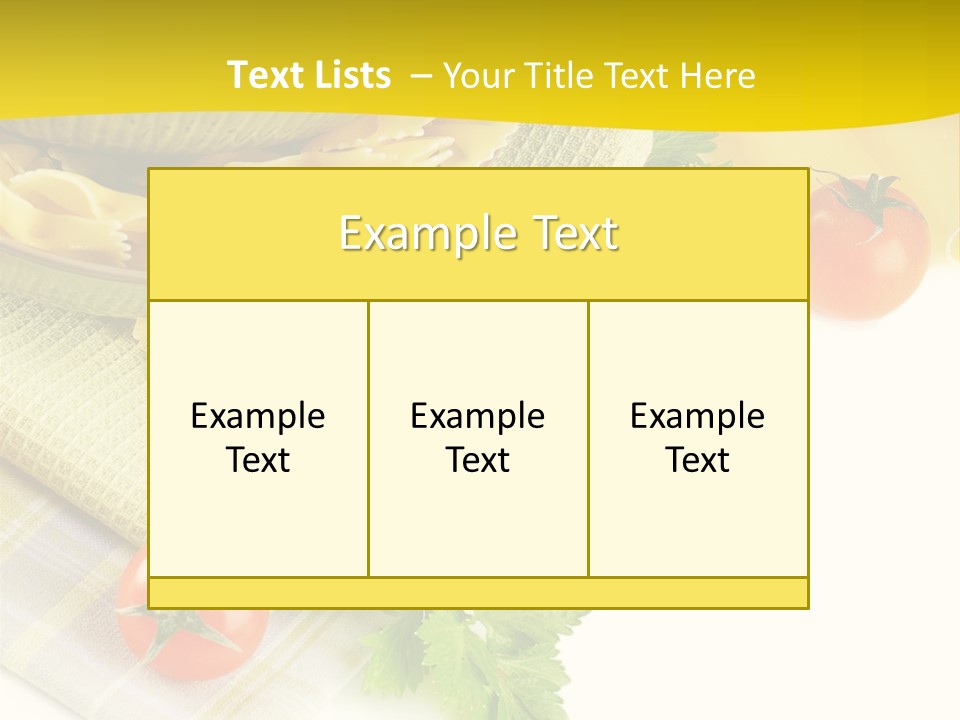 Snack Mediterranean Condiment PowerPoint Template