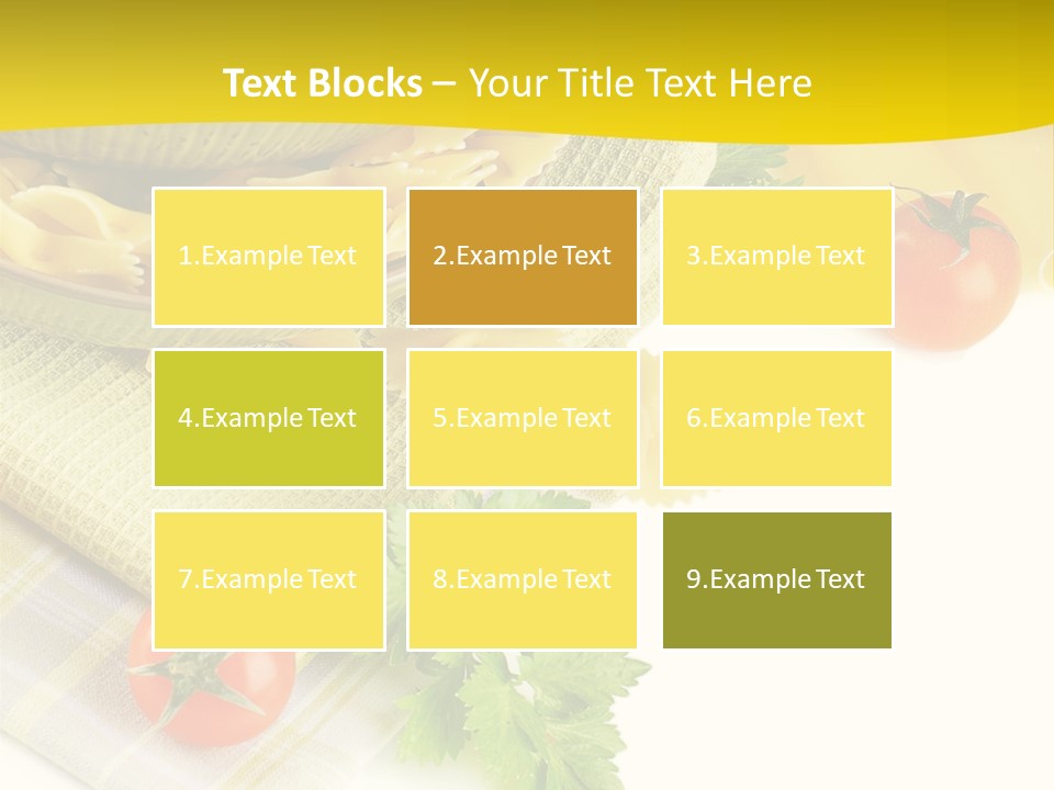 Snack Mediterranean Condiment PowerPoint Template