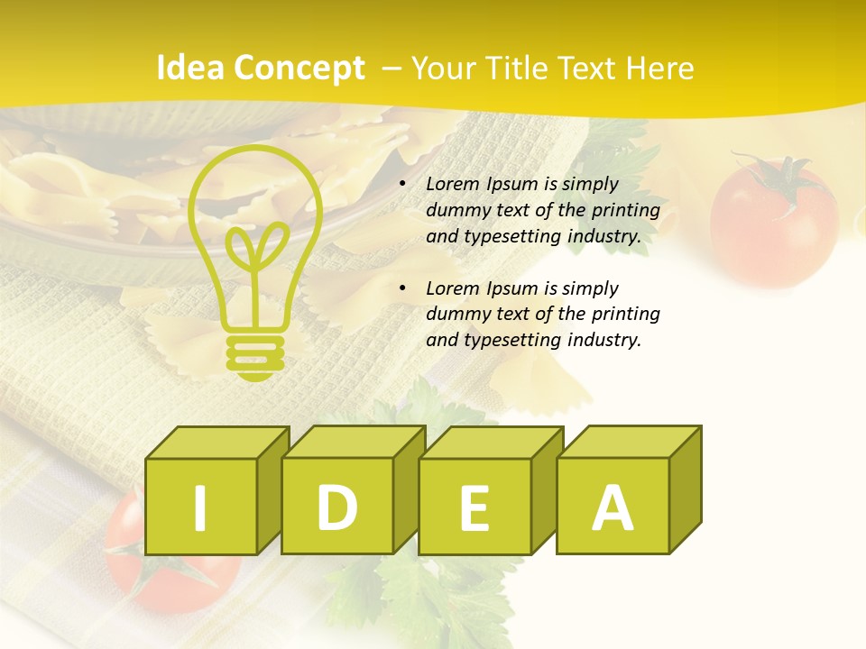 Snack Mediterranean Condiment PowerPoint Template