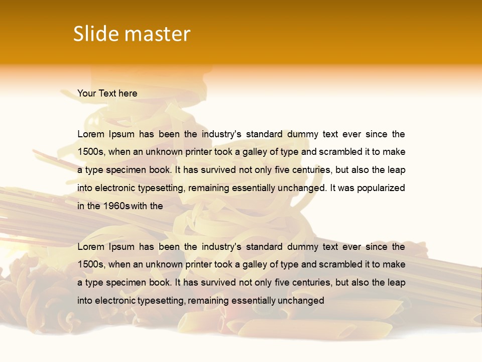 Food Yellow Brown PowerPoint Template