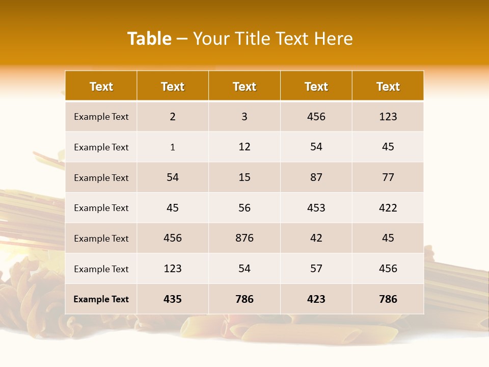 Food Yellow Brown PowerPoint Template