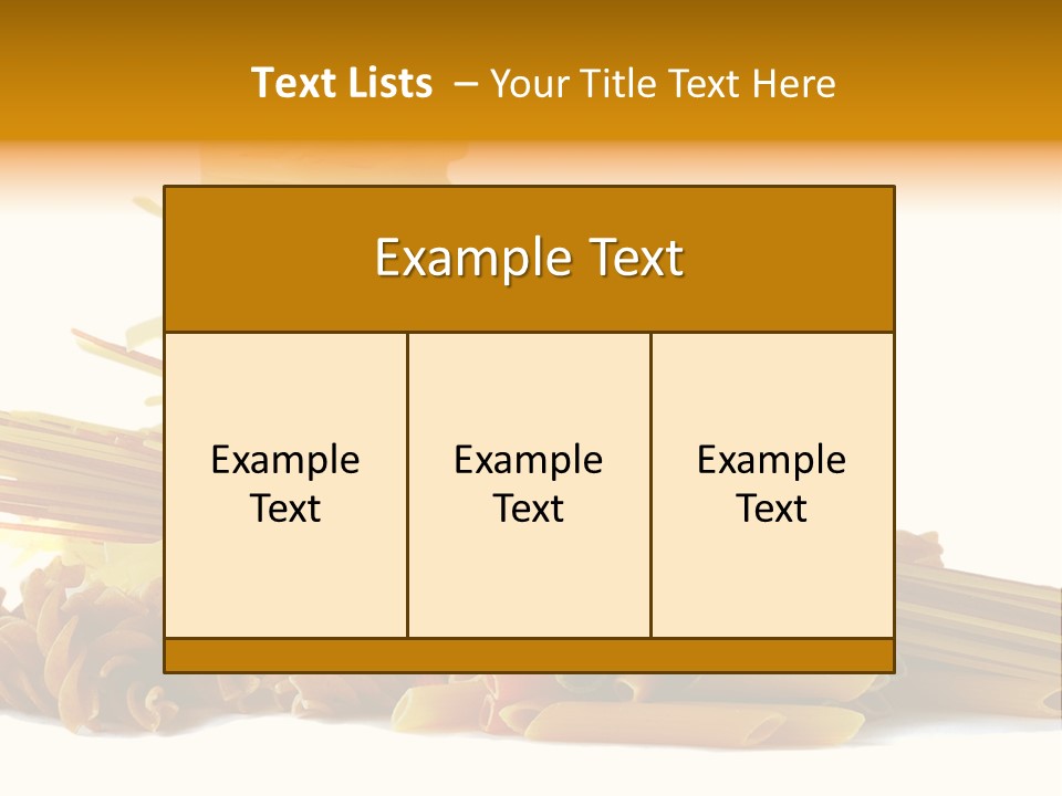 Food Yellow Brown PowerPoint Template
